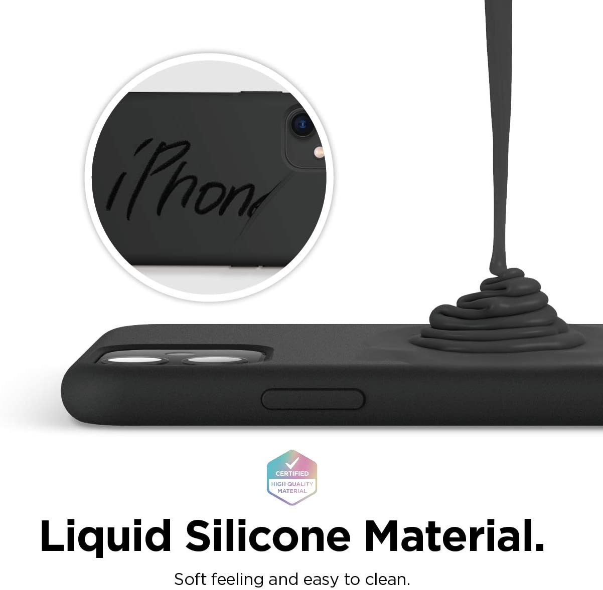 Coque en silicone liquide pour iPhone 15 Pro Coque en silicone liquide pour iPhone 15 Pro